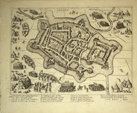 Lingen wird durch Spinola im August 1605 eingenommen (Hogenberg)