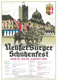 Festplakat Schützenfest Neuss 2007
