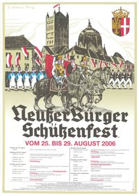 Festplakat Schützenfest Neuss 2006